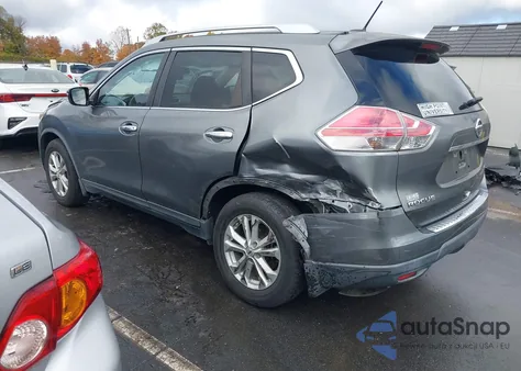 2015 Nissan Rogue Sv from USA, damaged, VIN KNMAT2MTXFP553668